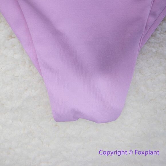 New! Set! Toast Swim crop surf bikini top High Waist, String Bikini Bottom, M - Picture 8 of 16